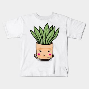 Cute adorable plant Kids T-Shirt